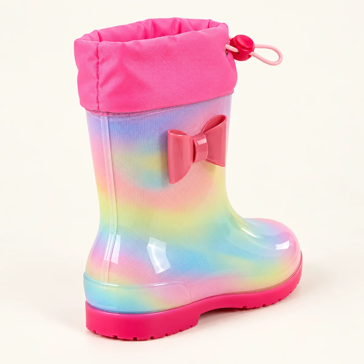 44426 13b bottes de pluie enfant arc en ciel a c vue arriere