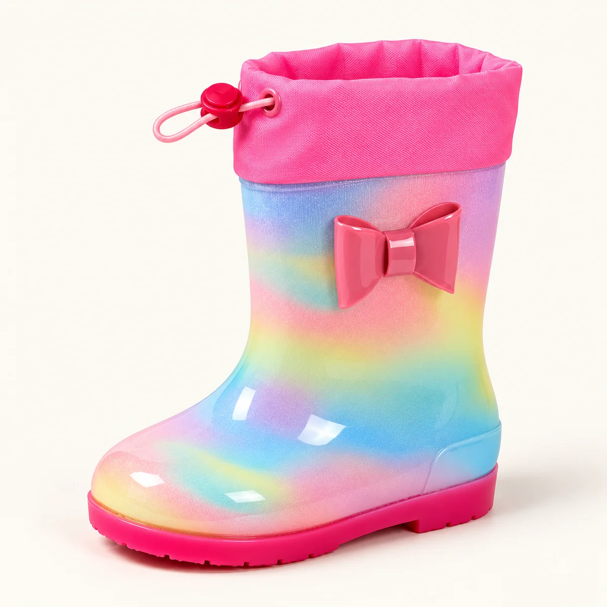 44426 13b bottes de pluie enfant arc en ciel a c vue principale