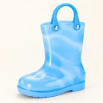 44427 13b bottes de pluie enfant bleues a poigne vue principale