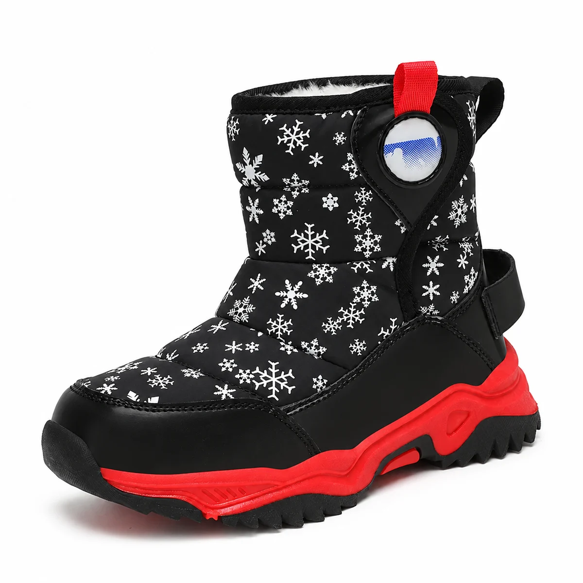 Bottes d'hiver pour fille avec couleurs vives et isolation thermique