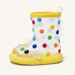 bottes de pluie enfant a pois et detai 44384 13a vue principale