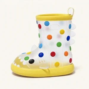 bottes de pluie enfant a pois et detai 44384 13a vue principale