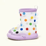 bottes de pluie enfant a pois et detai 44385 13a vue principale