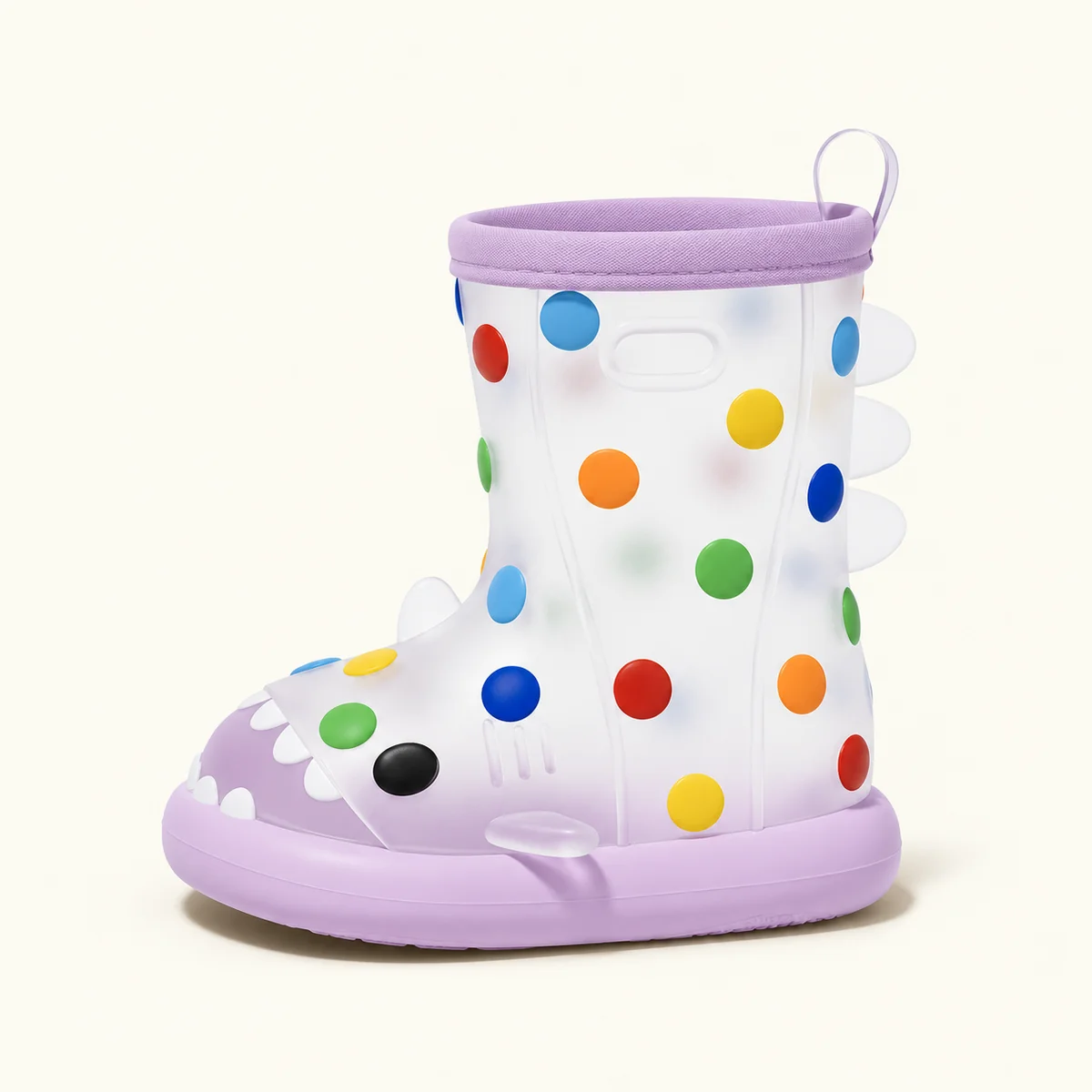 bottes de pluie enfant a pois et detai 44385 13a vue principale