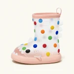 bottes de pluie enfant a pois et detai 44386 13a vue principale