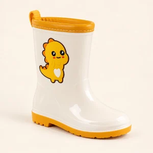 bottes de pluie enfant beiges a motifs 44441 12a vue principale