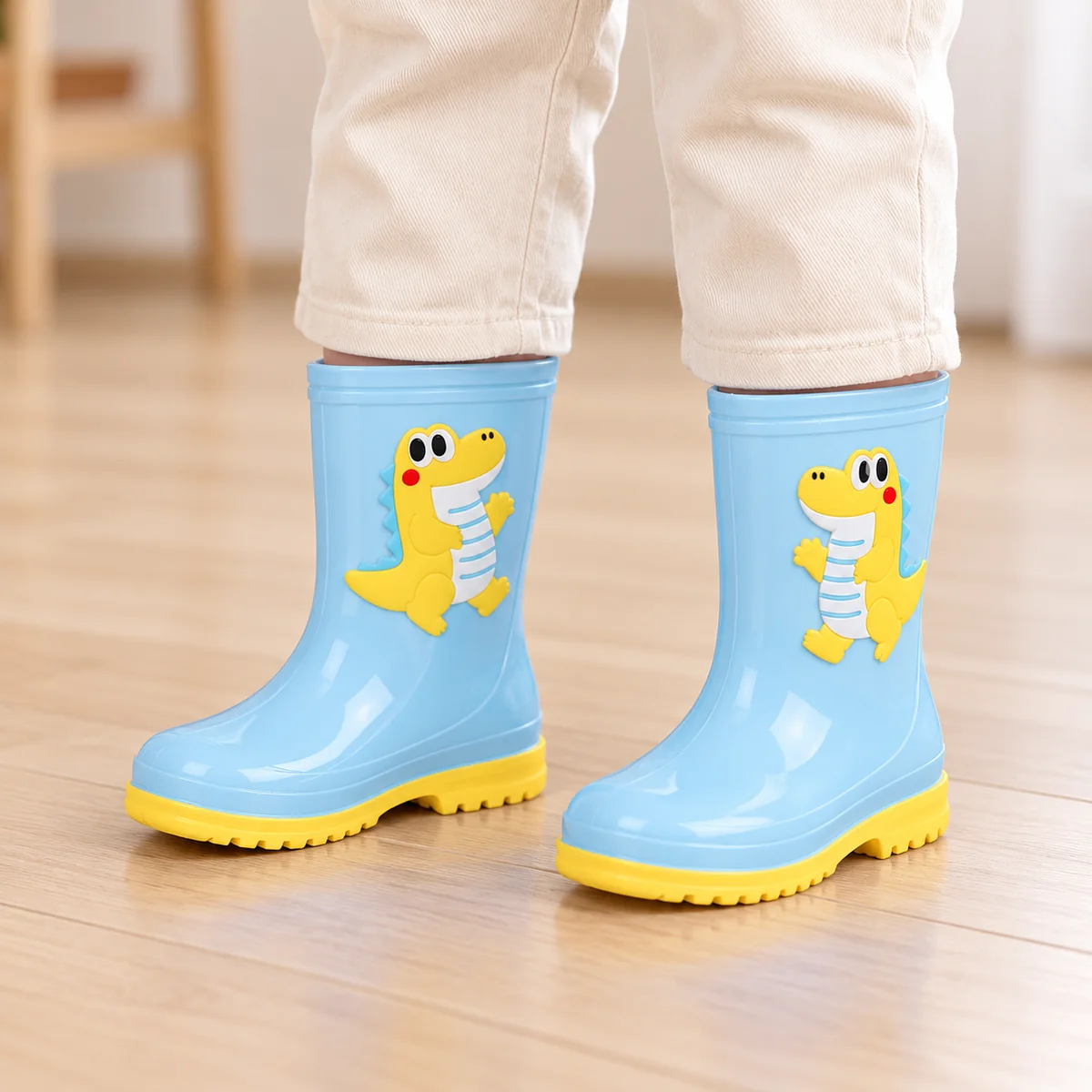 bottes de pluie enfant bleues a animau 44404 13a porte