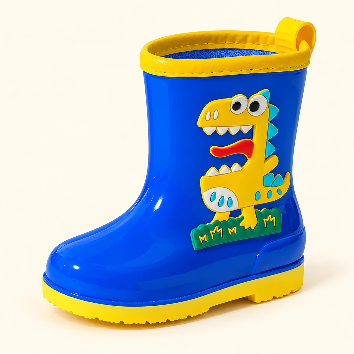 bottes de pluie enfant bleues a motif 44389 13a vue principale