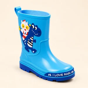 bottes de pluie enfant bleues a motifs 44440 12a vue principale