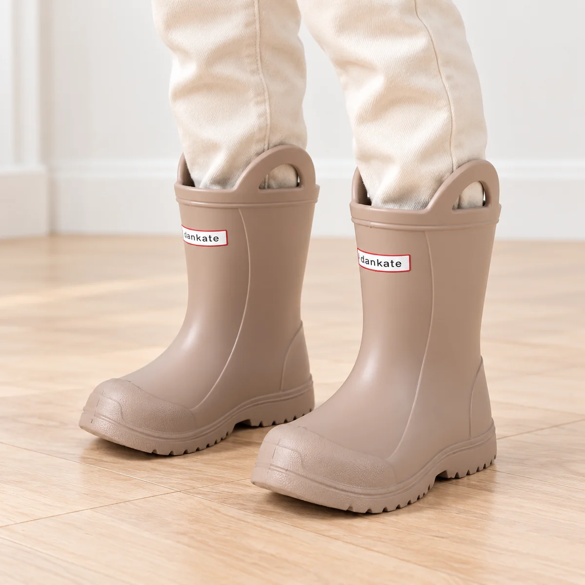 bottes de pluie enfant cafe en eva a p 44437 12a porte
