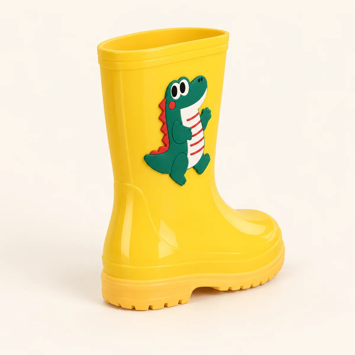 bottes de pluie enfant jaunes a animau 44403 13a vue arriere