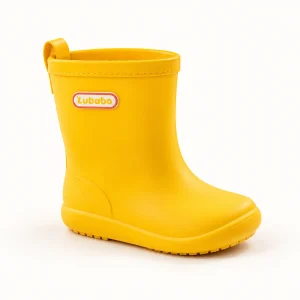 bottes de pluie enfant jaunes unies a 44433 12a vue principale