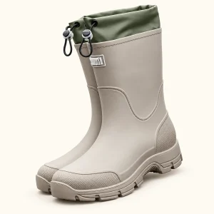 bottes de pluie homme kaki a col ajust 44459 12b vue principale