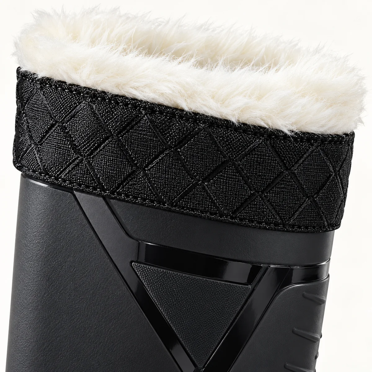 bottes de pluie homme noires et jaunes 44446 12a detail