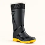 bottes de pluie homme noires et jaunes 44446 12a vue principale