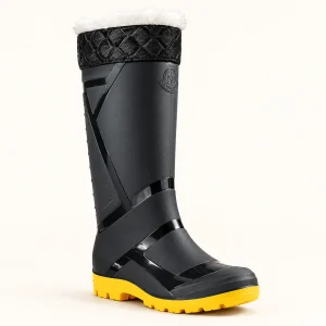 bottes de pluie homme noires et jaunes 44446 12a vue principale