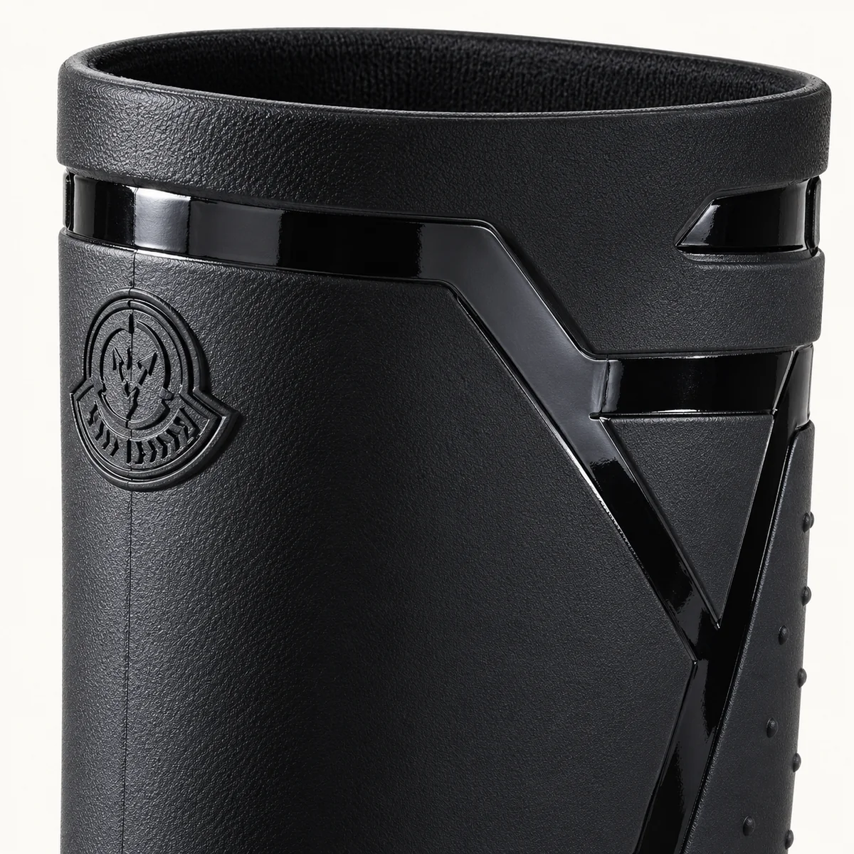 bottes de pluie homme noires et jaunes 44452 12a detail