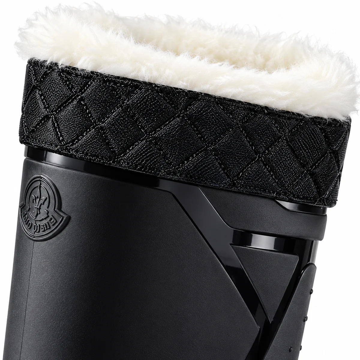 bottes de pluie homme noires et rouges 44445 12a detail