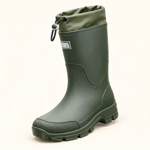 bottes de pluie homme vertes a col aju 44460 12b vue principale