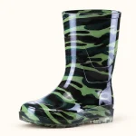 bottes de pluie homme vertes courtes c 44464 12b vue principale