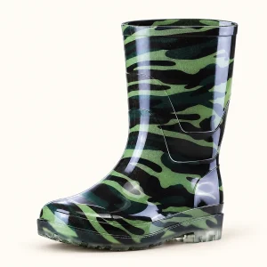 bottes de pluie homme vertes courtes c 44464 12b vue principale