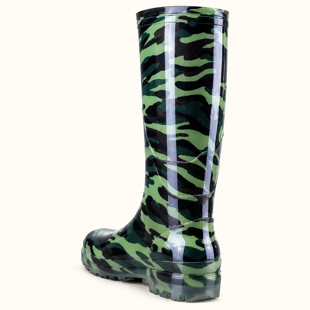 bottes de pluie homme vertes hautes ca 44449 12a vue arriere