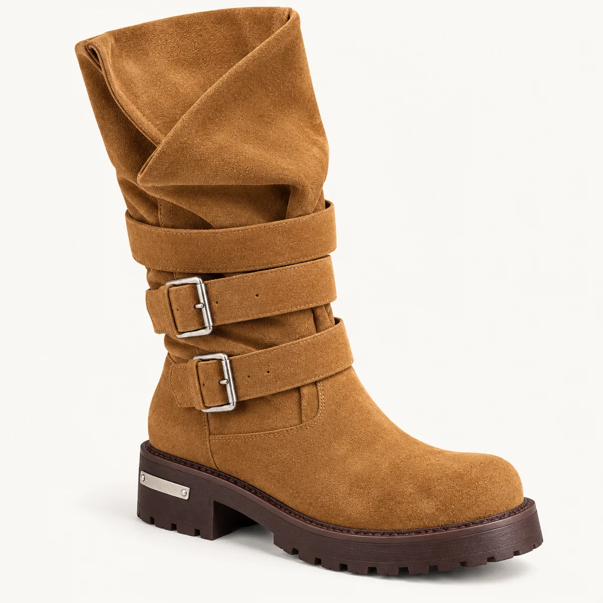 bottes femme abricot a tige tubulaire 44593 10a vue principale