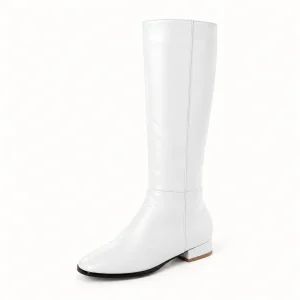bottes femme blanches fourrees a talon 44598 10a vue principale