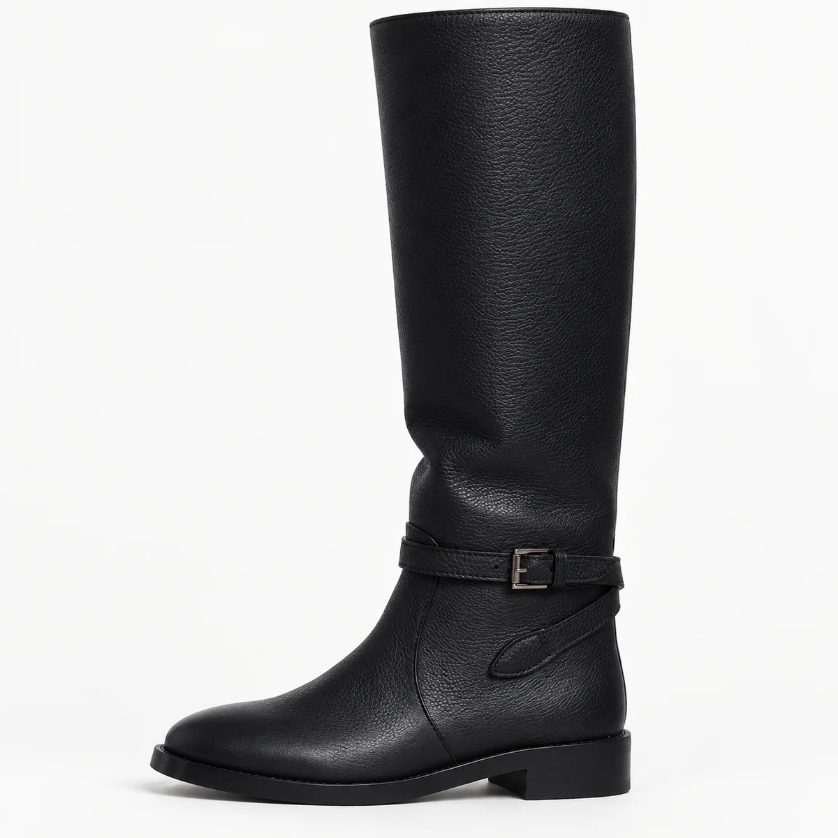 Bottes à talon bas et bride pour femme chic et confortables