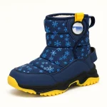 bottes fille bleues doublees en peluch 44509 11a vue principale