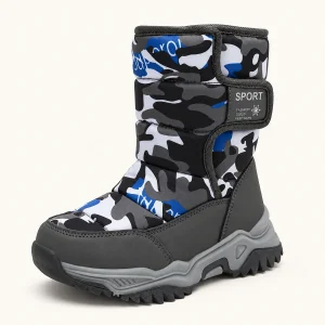 bottes fille grises fourrees a motif c 44529 11b vue principale
