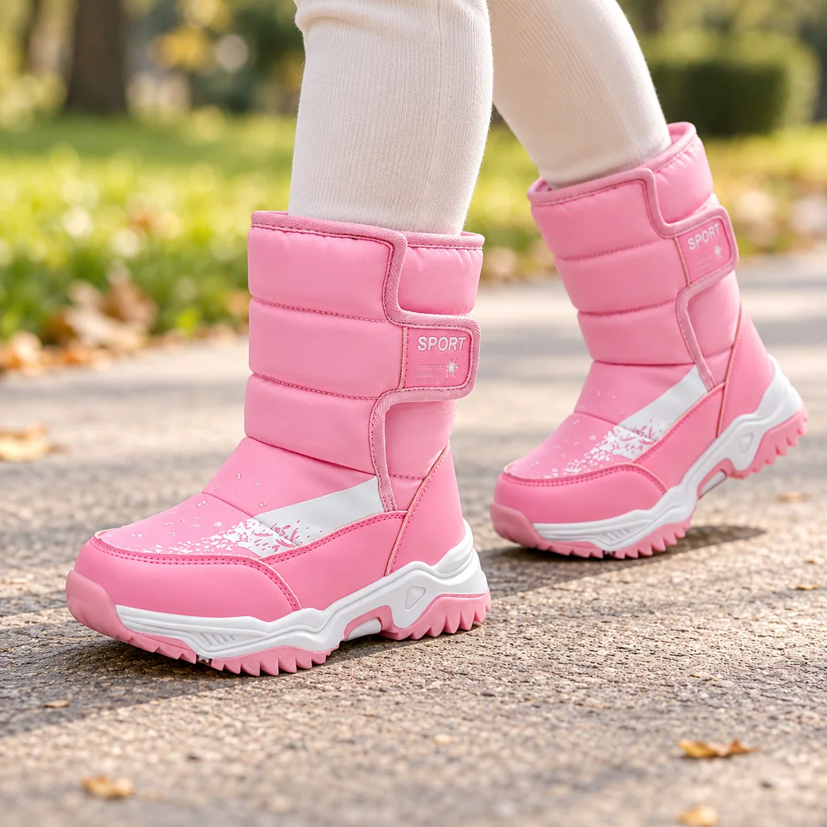 bottes fille roses fourrees a scratch 44538 10a porte