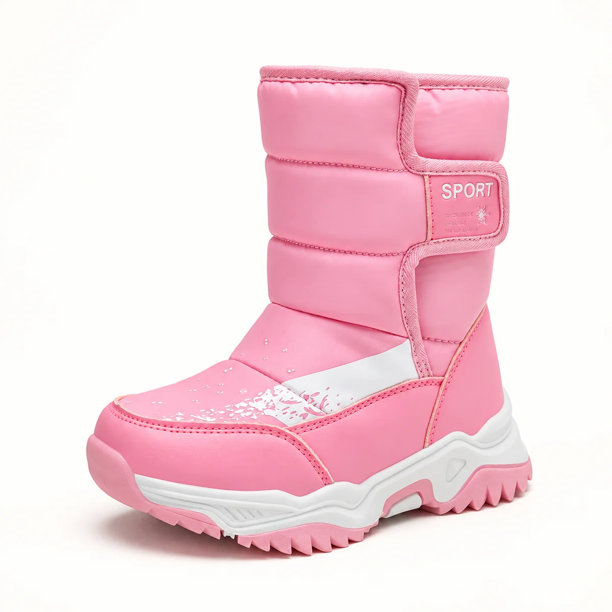 bottes fille roses fourrees a scratch 44538 10a vue principale