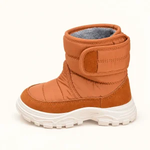 bottes garcon camel en textile 44702 10b vue principale