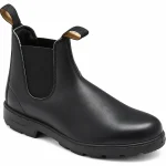 Bottines Chelsea homme noires avec double tirette et semelle antidérapante