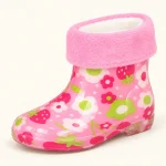 bottines de pluie enfant a fraises et 44391 13a vue principale
