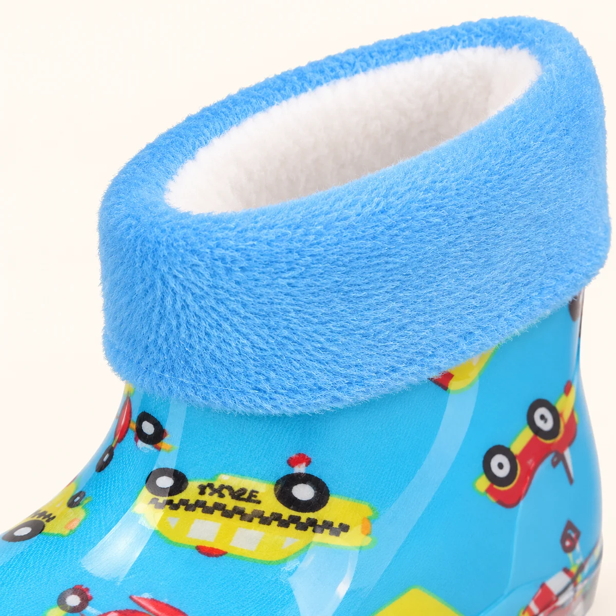 bottines de pluie enfant bleues a taxi 44400 13a detail