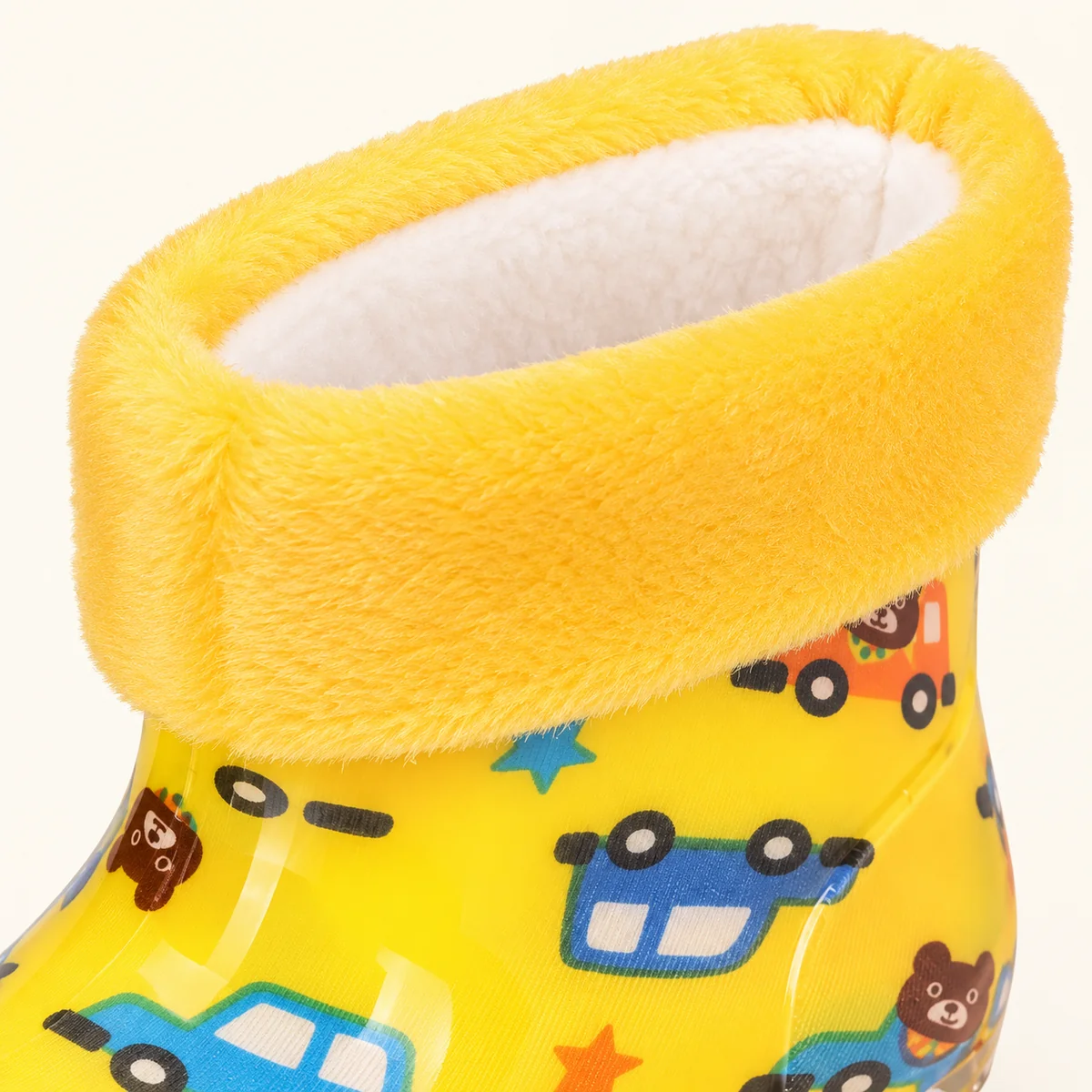 bottines de pluie enfant jaunes a peti 44398 13a detail