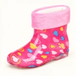 bottines de pluie enfant roses a curs 44396 13a vue principale
