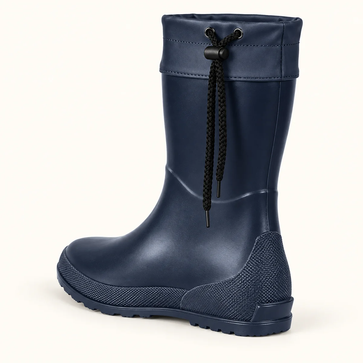 bottines de pluie femme bleu marine a 44463 12b vue arriere