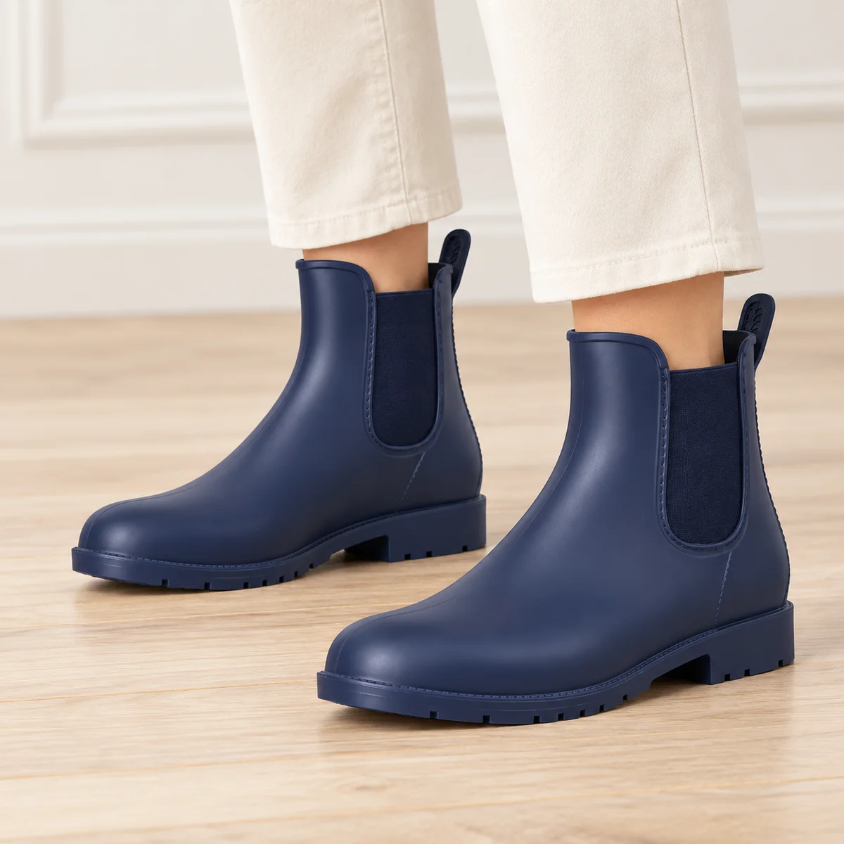 bottines de pluie femme bleu marine st 44479 12b porte