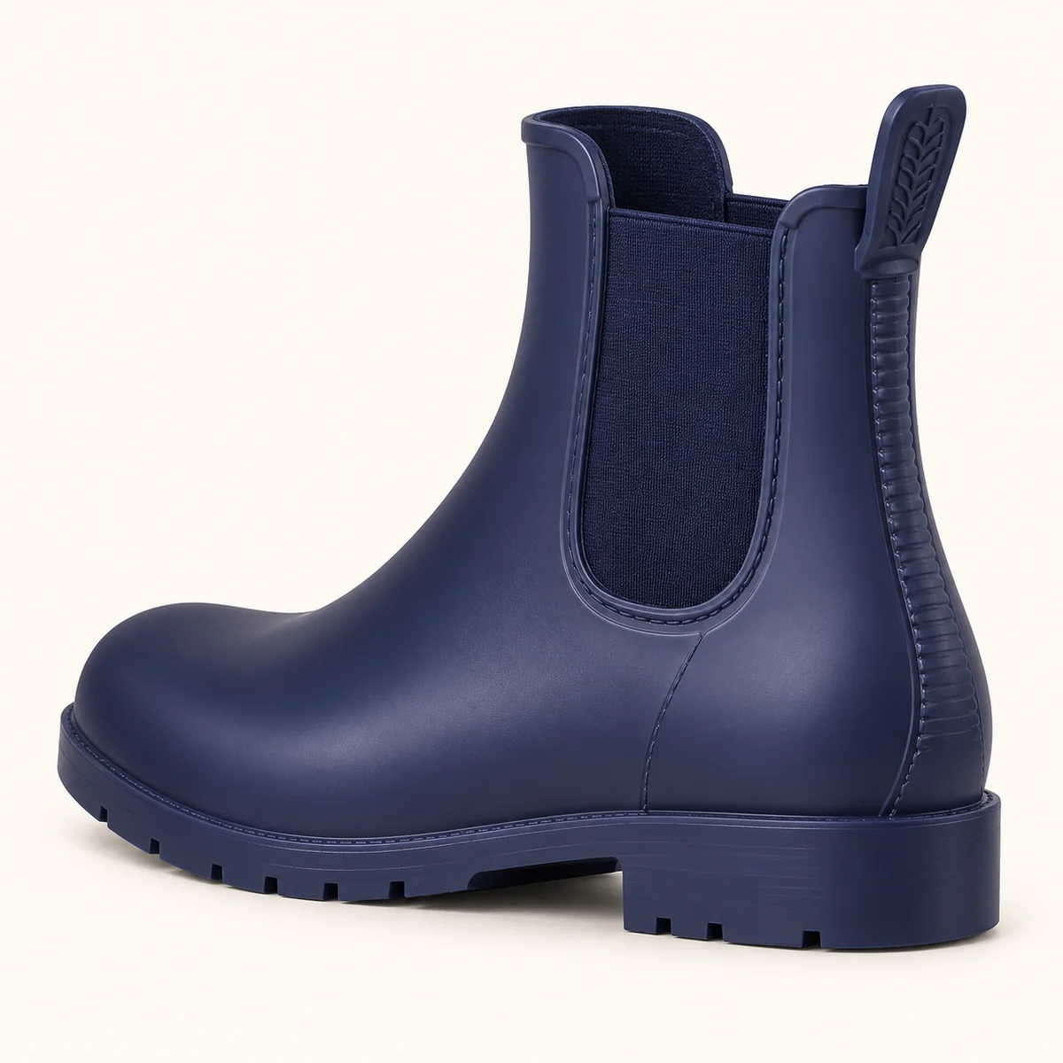 bottines de pluie femme bleu marine st 44479 12b vue arriere