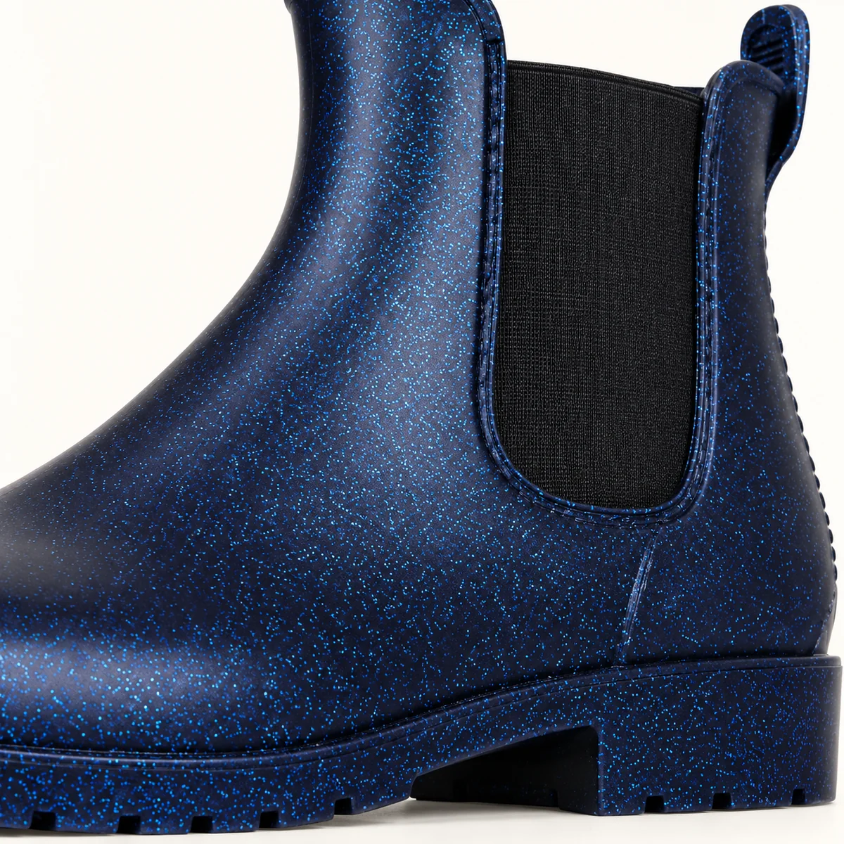 bottines de pluie femme bleues etoilee 44481 11a detail