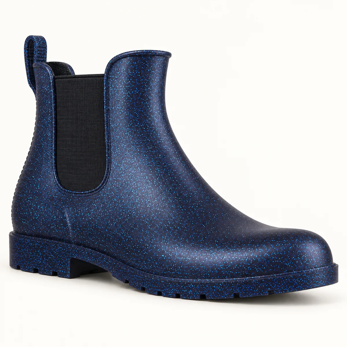 bottines de pluie femme bleues etoilee 44481 11a vue principale