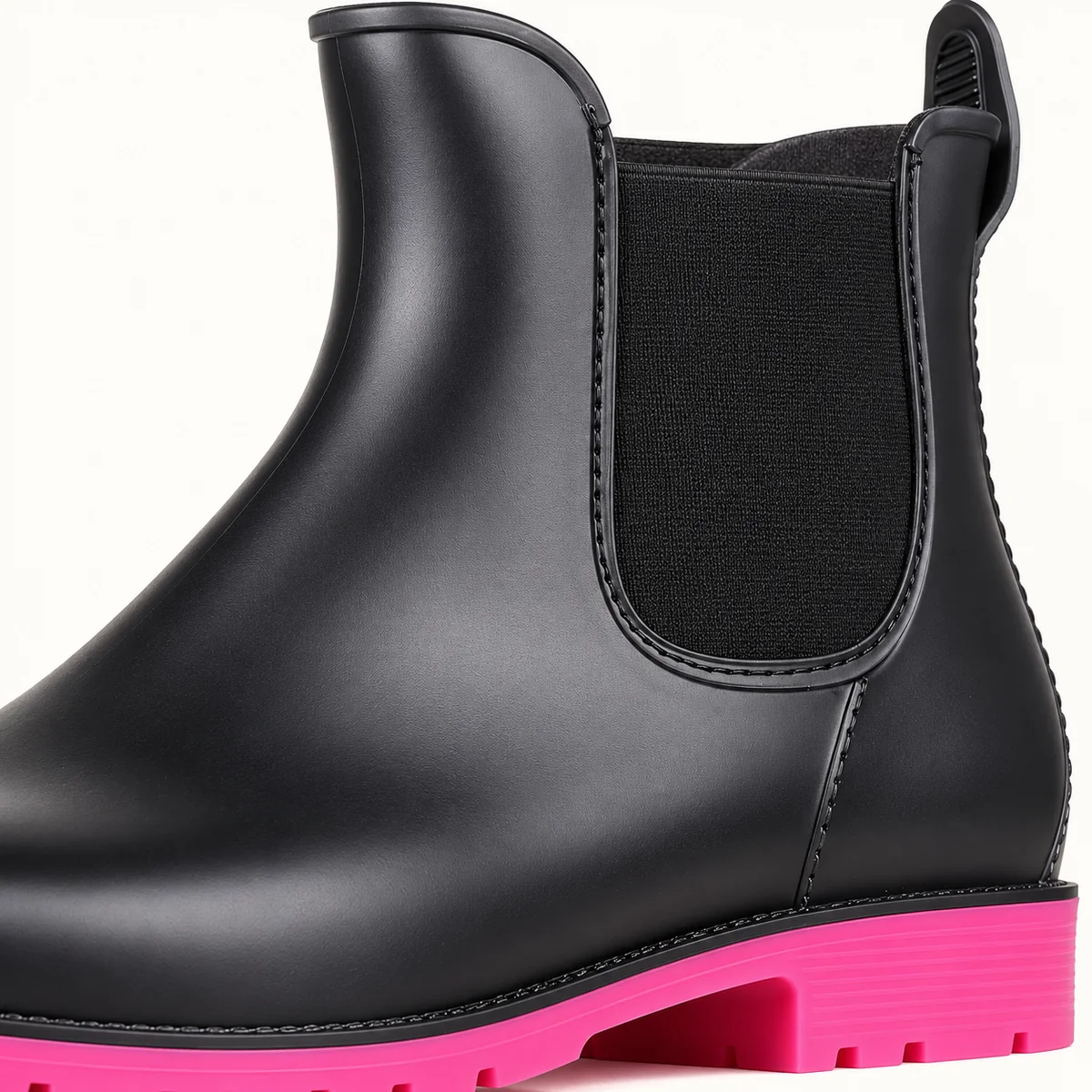 bottines de pluie femme chelsea a seme 44480 12b detail