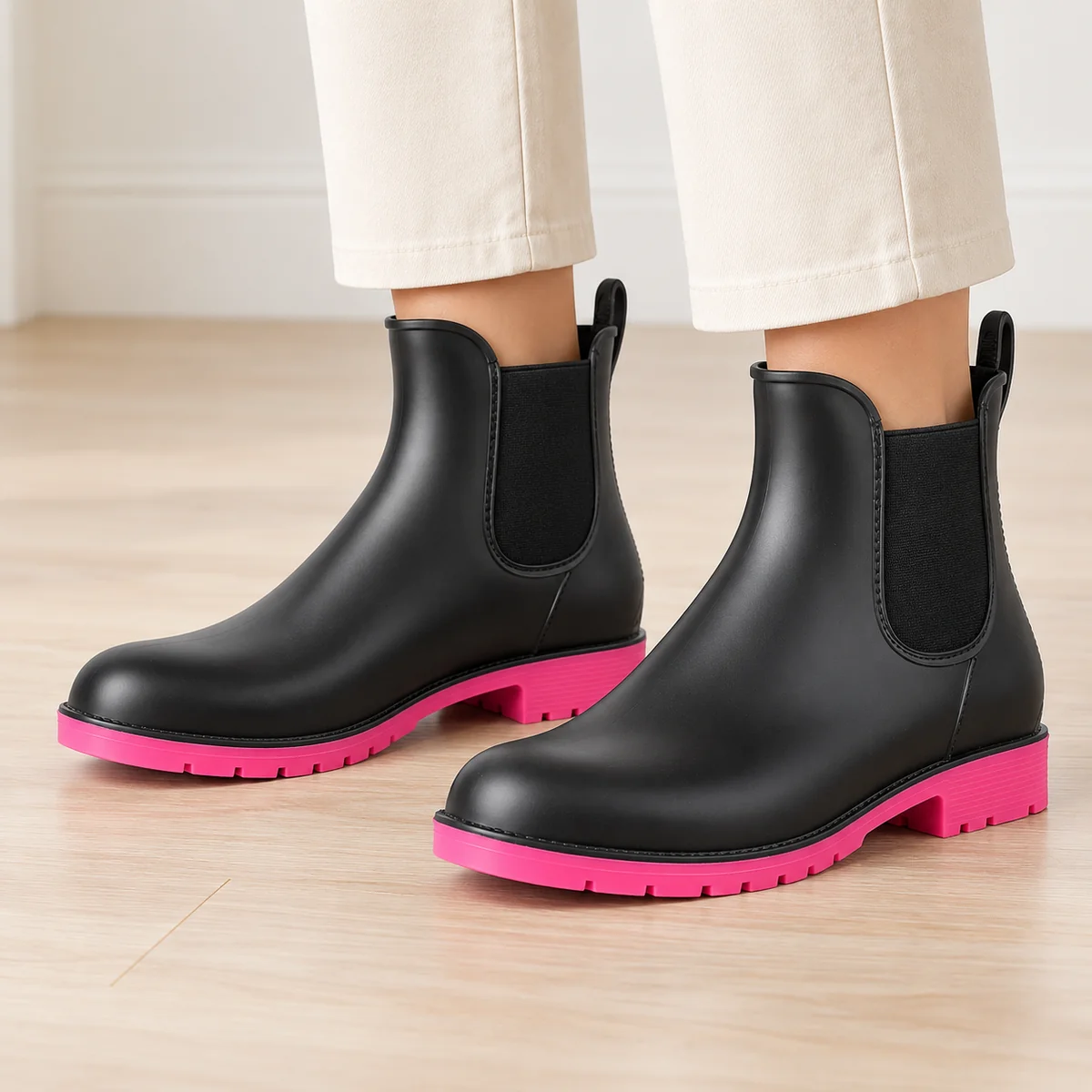 bottines de pluie femme chelsea a seme 44480 12b porte