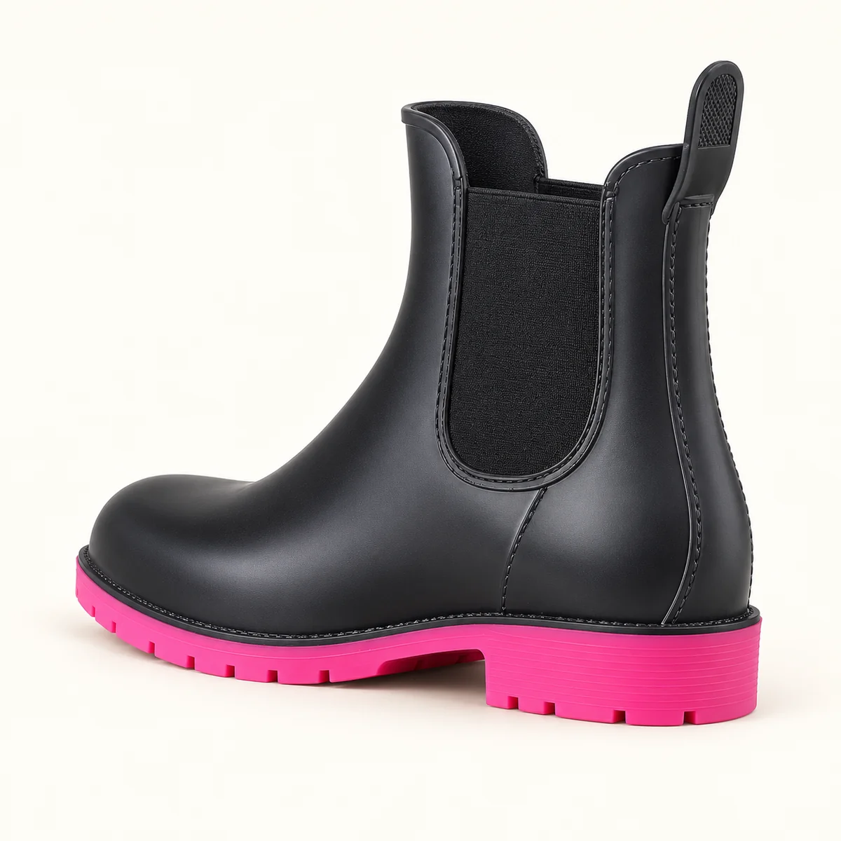 bottines de pluie femme chelsea a seme 44480 12b vue arriere