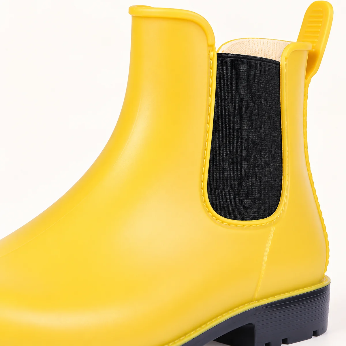bottines de pluie femme jaunes style c 44483 11a detail