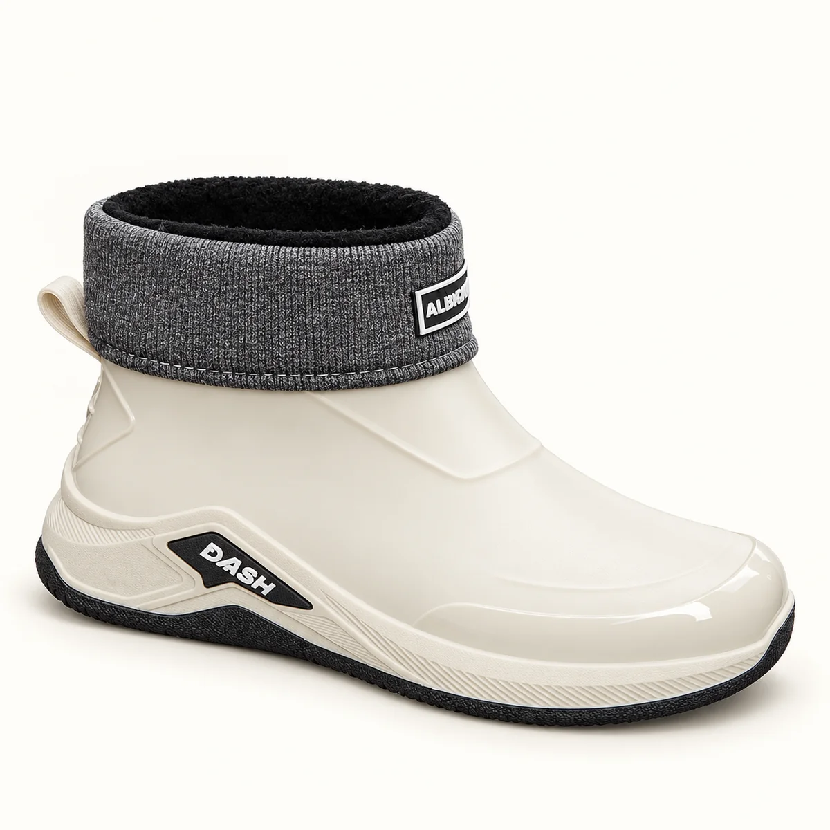 bottines de pluie homme beiges fourree 44489 11a vue principale