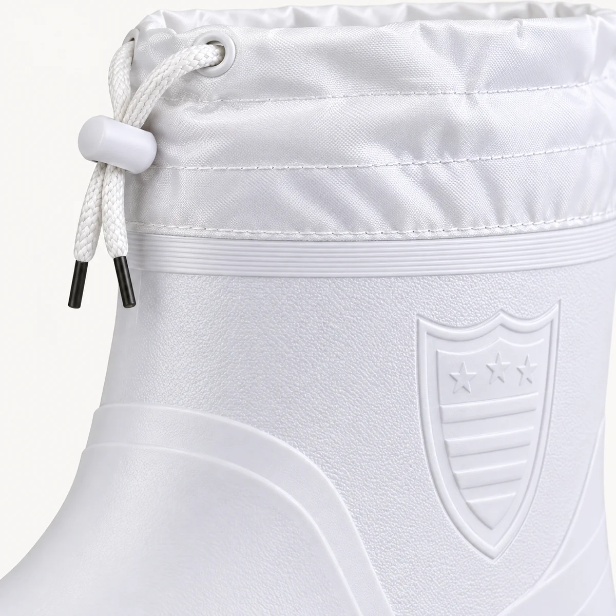 bottines de pluie homme blanches fourr 44484 11a detail